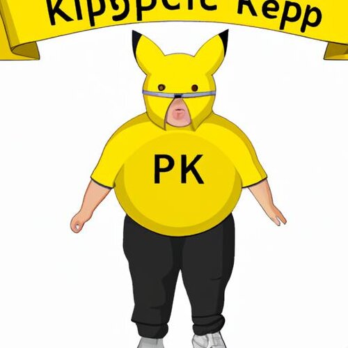 An image of a morbidly obese Peruvian webmaster dressed as Pikachu with the word KLP engraved ...jpg