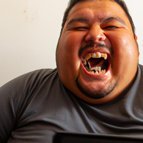 A realistic photograph of a 30-year-old Peruvian man who is overweight, has dark skin, gynecom...jpg