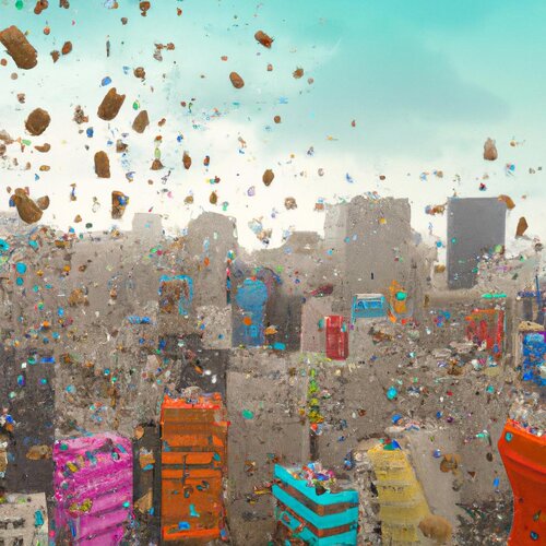 A panoramic view of Lima city in Peru with raining cookies. The image should be ultra detailed...jpg