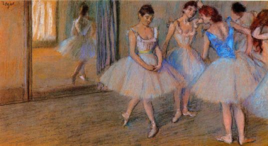 Bailarinas en estudio (1884)
