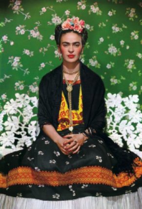 Frida Kahlo on White Bench (1939)