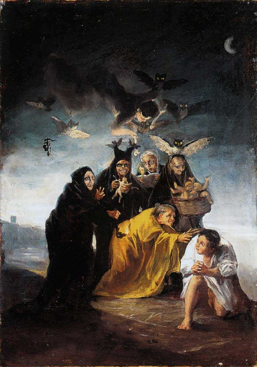 francisco goya hechizo pintura 1797